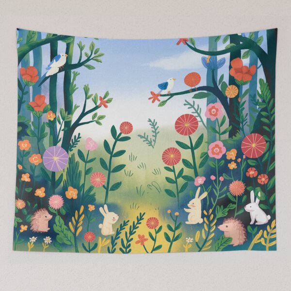 Item preview, Life in the forest,oil paint. designed and sold by elegantpaterns.