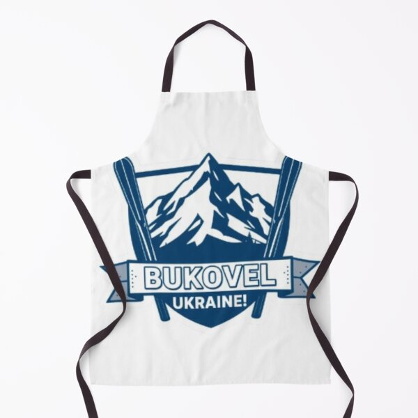 Item preview, Bukovel Ukraine Ski Poles and Mountain Emblem designed and sold by MystiColo.