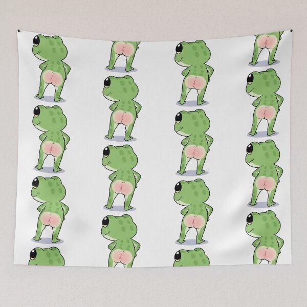Item preview, Illustration Collection: Funny Anthropomorphic Frog – Kawaii Style designed and sold by Tw1nsAIArt.