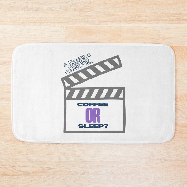 Item preview, Terrible dilemma coffee or sleep relatable humor design designed and sold by CleanDecor.