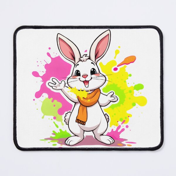 Item preview, Holi Bunny – Yellow & Green Joy designed and sold by Teewave-Ashish.