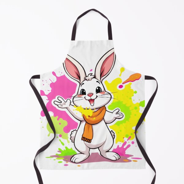 Item preview, Holi Bunny – Yellow & Green Joy designed and sold by Teewave-Ashish.