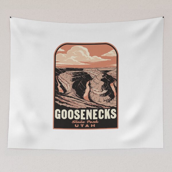 Item preview, Goosenecks State Park Utah Retro designed and sold by HalpinDesign.