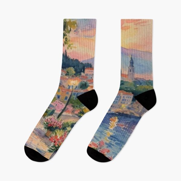Item preview, Evening stroll along the lakeshore designed and sold by sid1802.