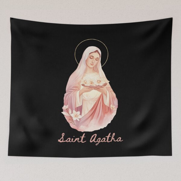 Item preview, Saint Agatha designed and sold by TwoMagpiesShop.