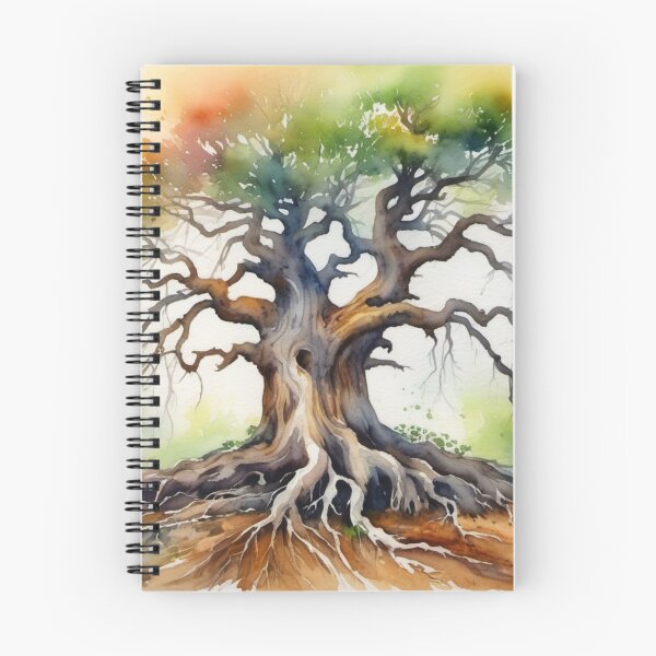 Item preview, Old oak tree with roots designed and sold by Kraftbaum.