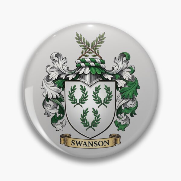 Item preview, The Swanson Family Coat of Arms designed and sold by BagTown Clans.