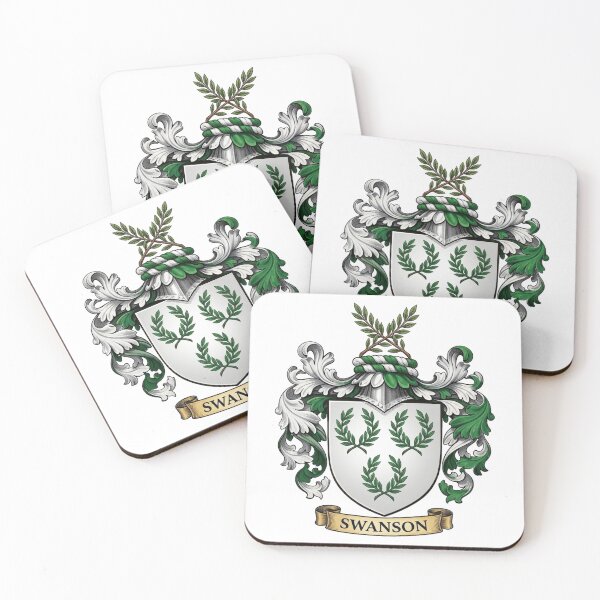 Item preview, The Swanson Family Coat of Arms designed and sold by BagTown Clans.