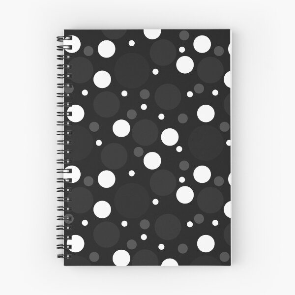 Item preview, Abstract Random Dark Grey, Light Grey and White Polka Dots  designed and sold by POLKAIWERX.