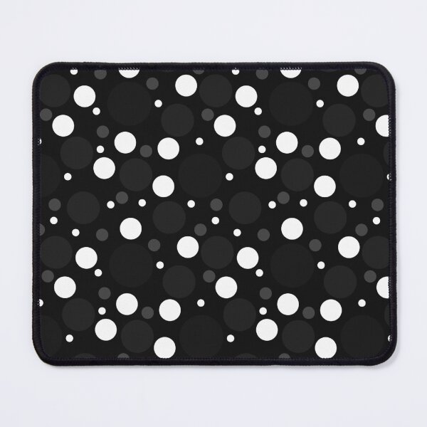 Item preview, Abstract Random Dark Grey, Light Grey and White Polka Dots designed and sold by POLKAIWERX.
