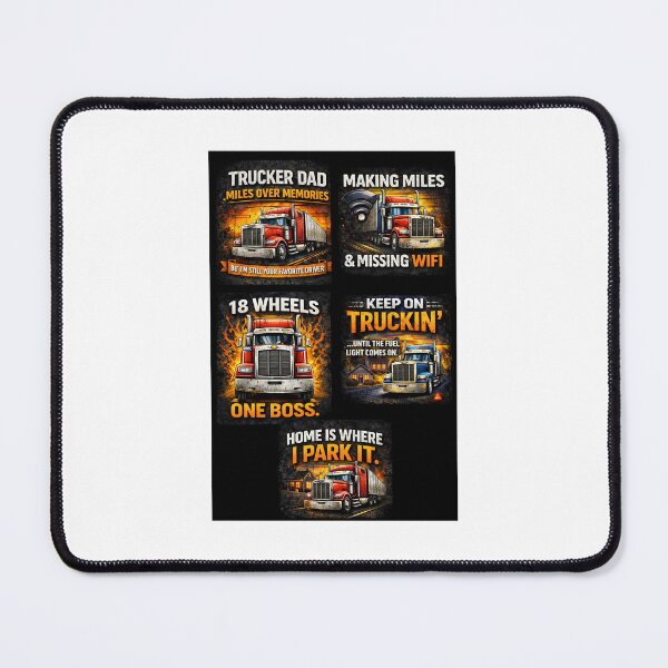 Item preview, 18 wheels one boss keep on trucking designed and sold by Mrmidmarvelz.