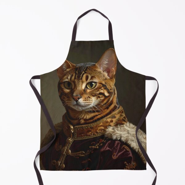Item preview, Royal Bengal Cat Renaissance Portrait designed and sold by Rutvain.