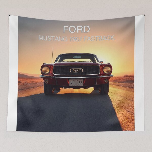 Item preview, Ford Mustang 1967 Fastback — Classic Poster designed and sold by DoaGarage.