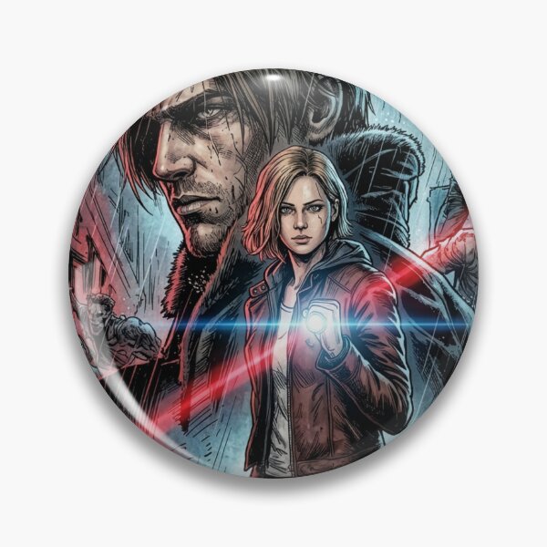 Item preview, Resident Evil Requiem Leon S Kennedy Grace Ashcroft Style Poster Zombie Remake Survival Horror Poster designed and sold by Senpaiwaves.