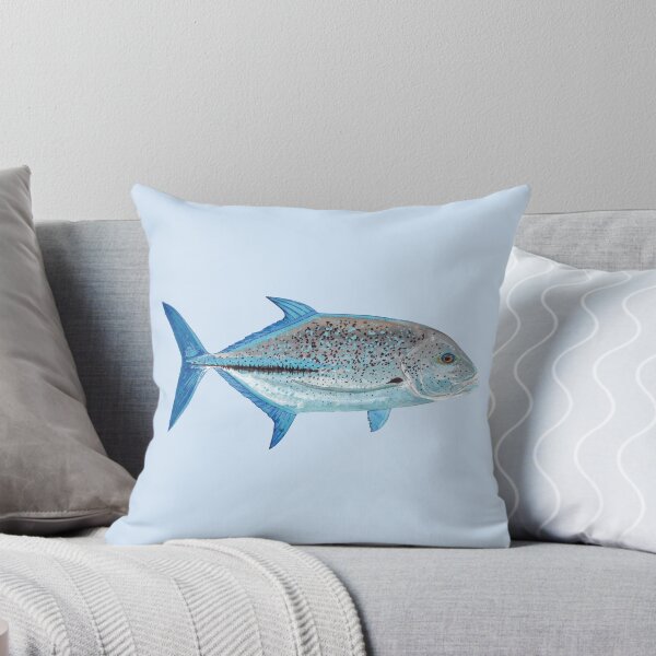 Item preview, BLUEFIN TREVALLY-Caranx melampygus designed and sold by BEATRIZ ABAITUA.