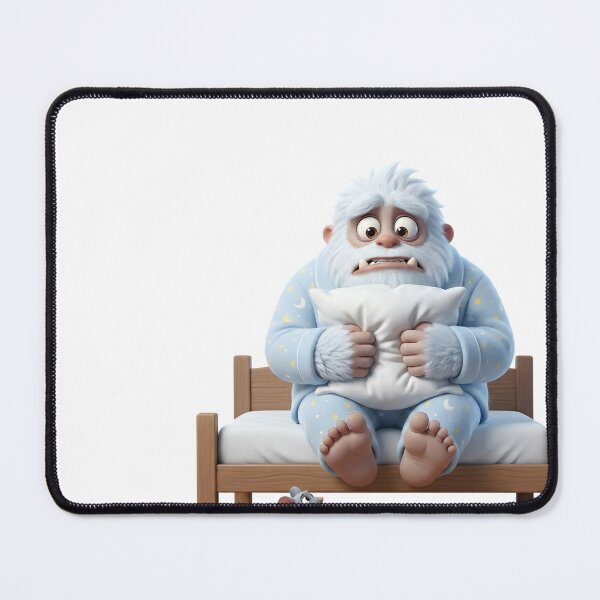Item preview, Too Scared Yeti T-Shirt | Funny Bigfoot Mouse Tee - Gift for Yeti Fans designed and sold by CryptoCactus.