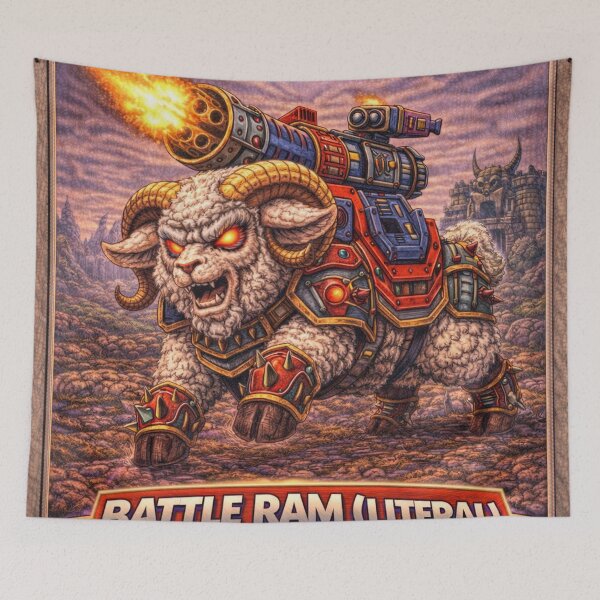 Item preview, Battle-Ram (Literally), Sheep-Man’s Siege Beast | Sheepism Parody designed and sold by Thpoar.