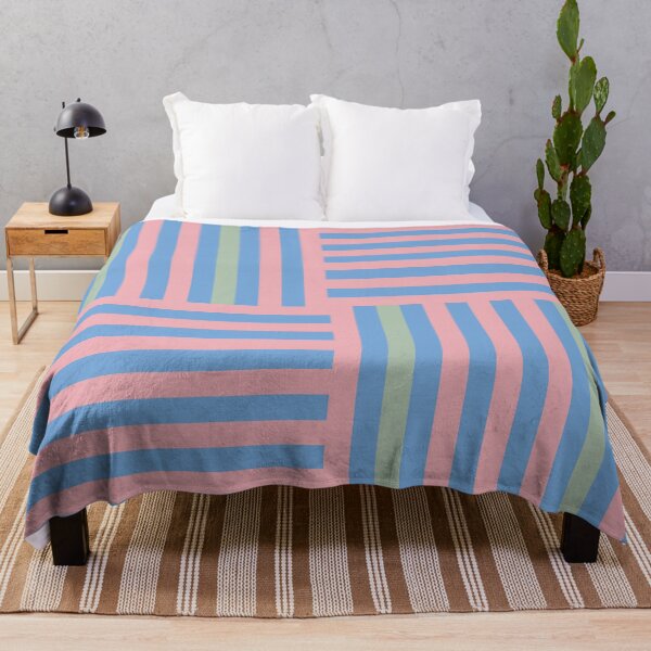 Item preview, Stripe Pattern in Pink and Blue designed and sold by Sheridanlongdog.