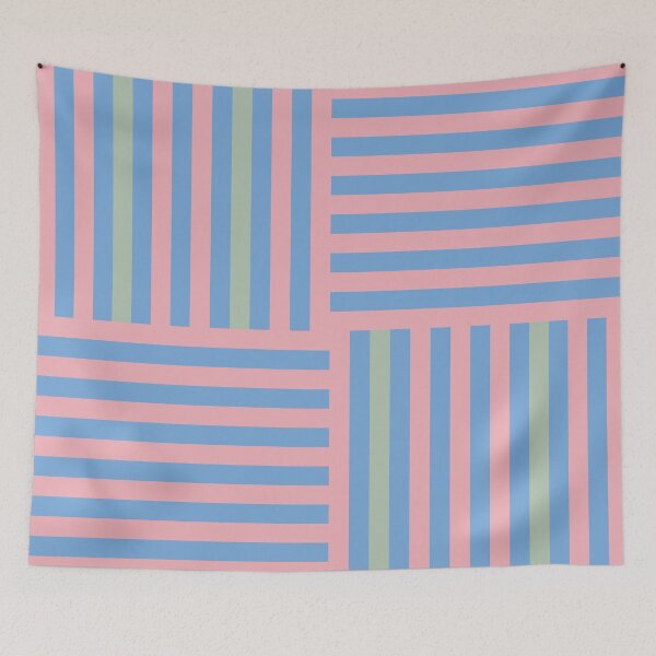Item preview, Stripe Pattern in Pink and Blue designed and sold by Sheridanlongdog.
