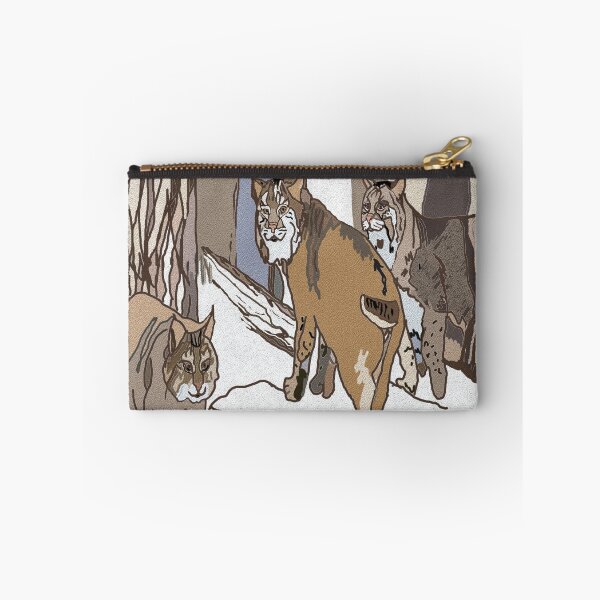 Item preview, Three Bobcats in the Snowy Woods designed and sold by kristalcurt.