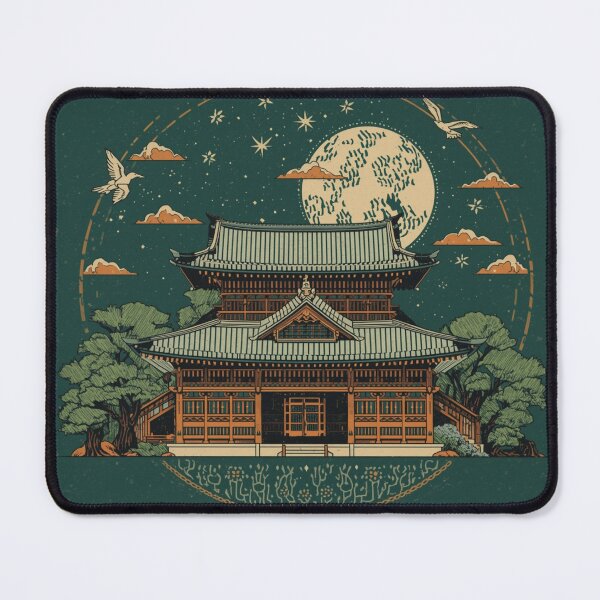 Item preview, Moonlit Temple of Forgotten Winds designed and sold by BallBallon's.