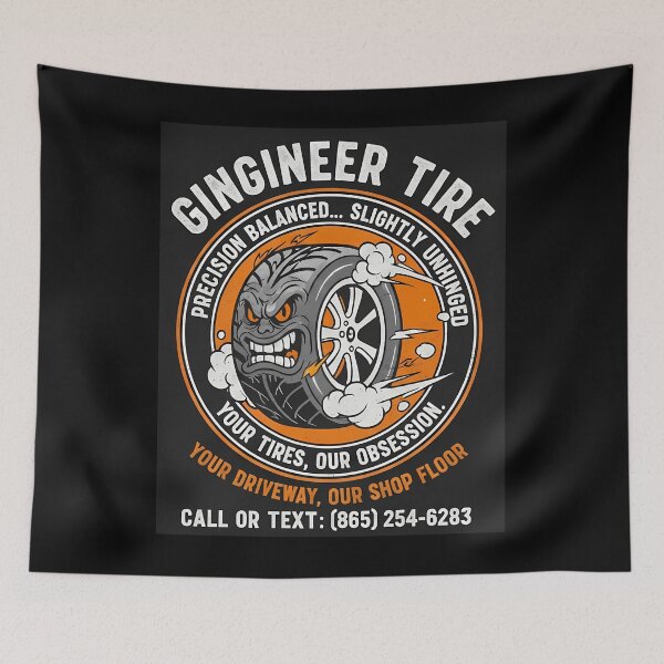 Item preview, Tires Unhinged designed and sold by ziah123.