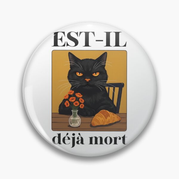 Item preview, French Cat with Hidden Message, FDT, Anti Trump, Gift Feminist, Anti-Fascism, Protest  designed and sold by toongstudio.
