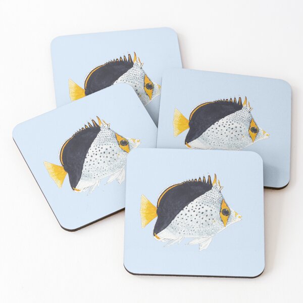 Item preview, TINKER'S / HAWAIIAN BUTTERFLYFISH-Chaetodon tinkeri designed and sold by BEATRIZ ABAITUA.