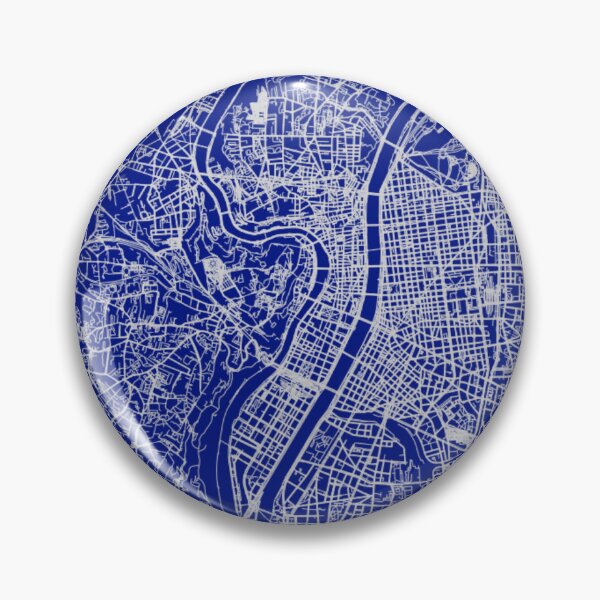 Item preview, Lyon Blueprint Minimalist City Map designed and sold by Design-It-Up.