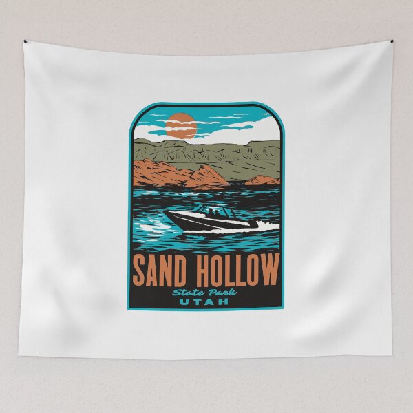 Item preview, Sand Hollow State Park Utah Retro designed and sold by HalpinDesign.