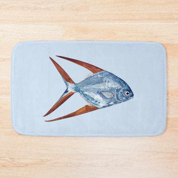 Item preview, GAFFTOPSAIL POMPANO-Trachinotus rhodopus designed and sold by BEATRIZ ABAITUA.
