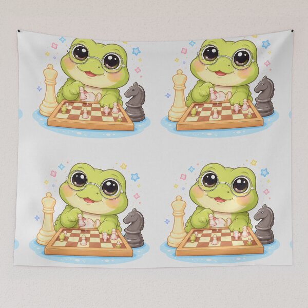 Item preview, Kawaii Croco Chess Club - Smart& Cute. designed and sold by Lylysun.