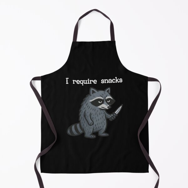 Item preview, Funny Raccoon Meme Unhinged I Require Snacks Feral Meme Shirt for Snack Lovers Foodie designed and sold by LessIsLoud.