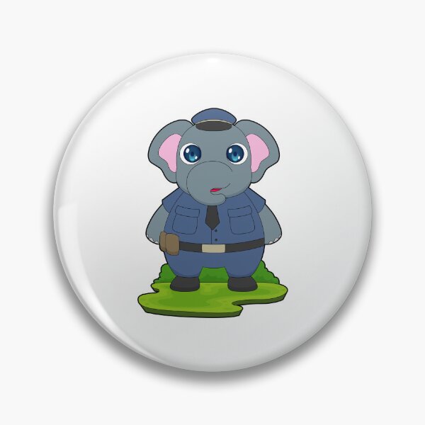Item preview, Elephant Cop Police hat Police designed and sold by Snabdesign84.