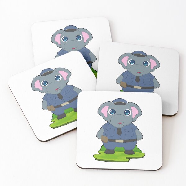 Item preview, Elephant Cop Police hat Police designed and sold by Snabdesign84.