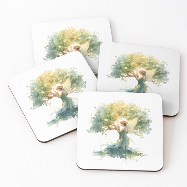 Item preview, A Beautiful Ethereal Fairy Standing Beside a Tree designed and sold by Soulstar Designs.