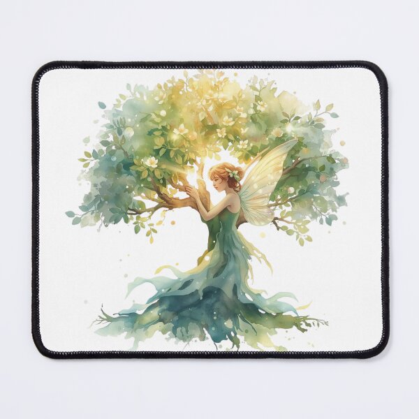Item preview, A Beautiful Ethereal Fairy Standing Beside a Tree designed and sold by Soulstar Designs.