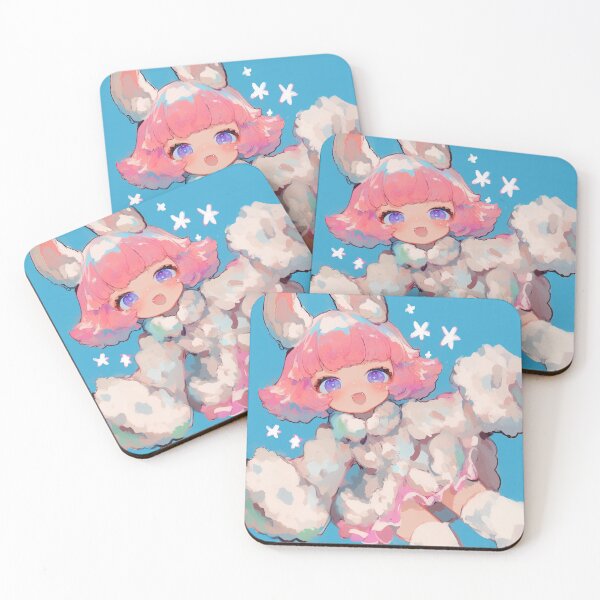 Item preview, Kawaii Bunny Girl Fluffy Cloud Suit designed and sold by bubblegoth.