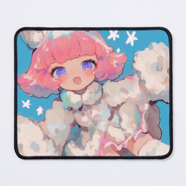 Item preview, Kawaii Bunny Girl Fluffy Cloud Suit designed and sold by bubblegoth.
