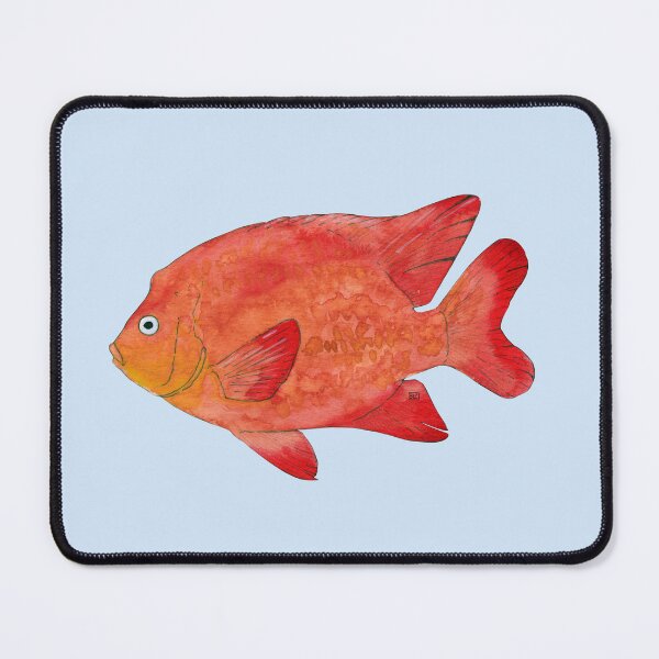 Item preview, GARIBALDI FISH-Hypsypops rubicundus designed and sold by BEATRIZ ABAITUA.