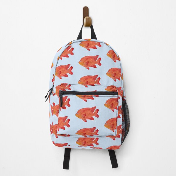 Item preview, GARIBALDI FISH-Hypsypops rubicundus designed and sold by BEATRIZ ABAITUA.