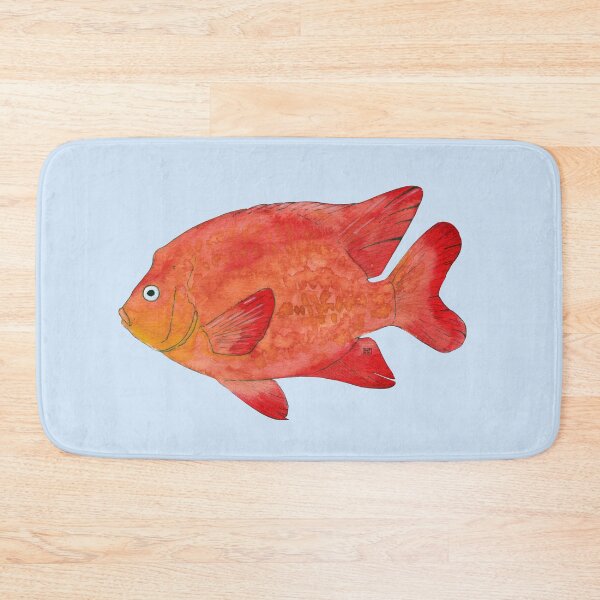Item preview, GARIBALDI FISH-Hypsypops rubicundus designed and sold by BEATRIZ ABAITUA.