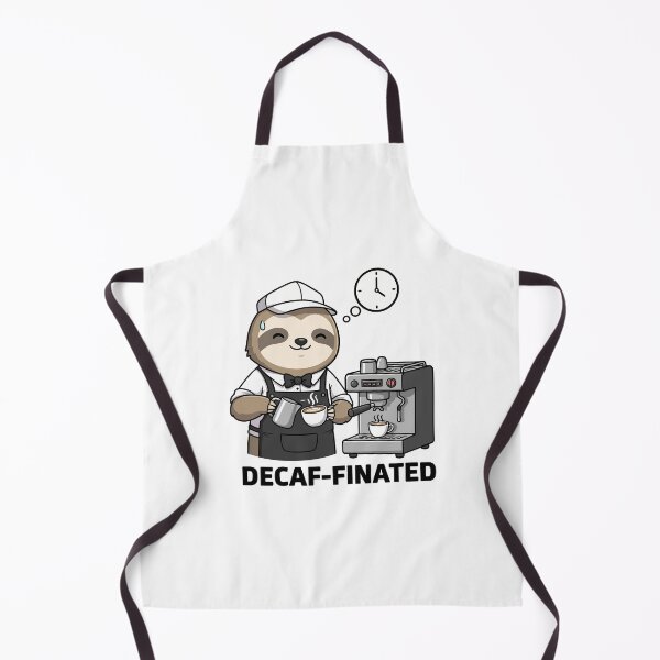 Item preview, Slow Brew Sloth Barista Coffee Shop designed and sold by mintxw.