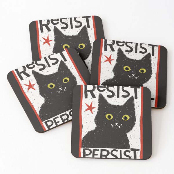 Item preview, Resist Persist Cat designed and sold by lauragraves.