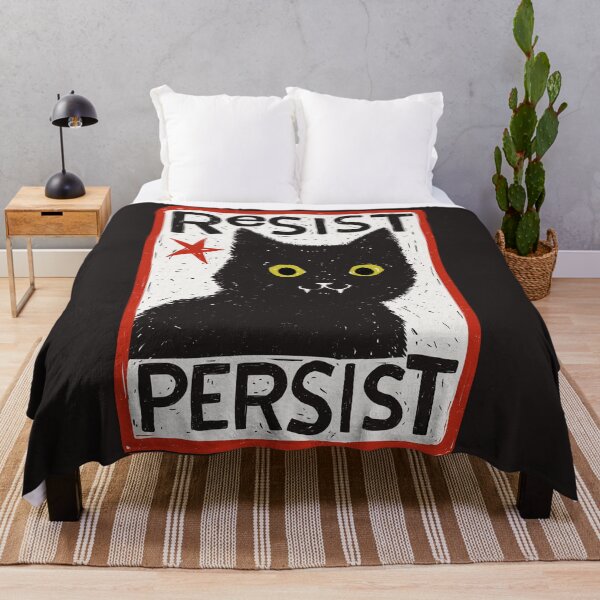 Item preview, Resist Persist Cat designed and sold by lauragraves.