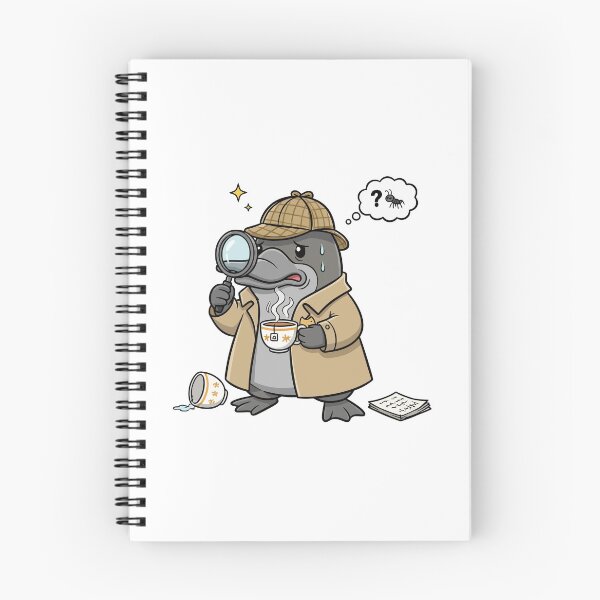 Item preview, Detective Platypus Sherlock Mystery Investigator designed and sold by mintxw.
