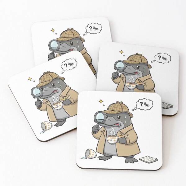 Item preview, Detective Platypus Sherlock Mystery Investigator designed and sold by mintxw.