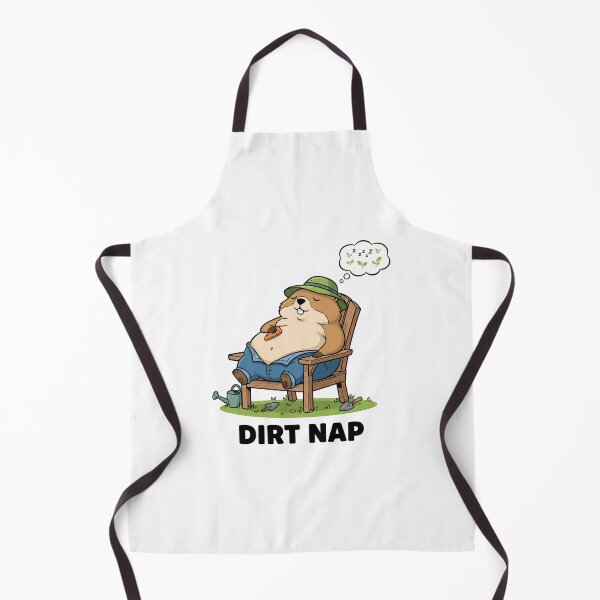 Item preview, Groundhog Gardener Relaxation Nap Time designed and sold by mintxw.