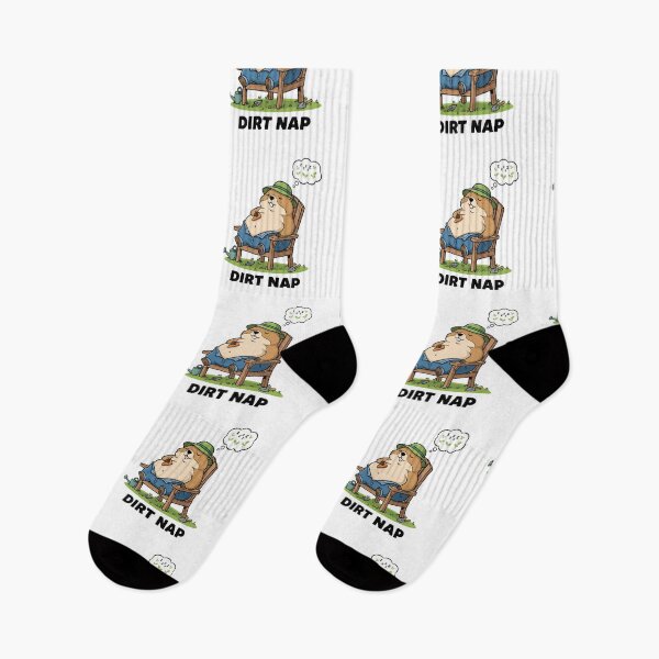 Item preview, Groundhog Gardener Relaxation Nap Time designed and sold by mintxw.