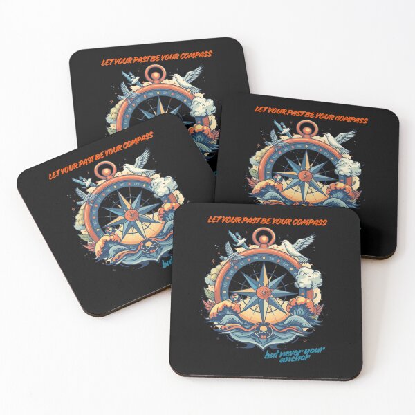 Item preview, Let your past be your compass but never your anchor stickers designed and sold by SkyTrailKin.